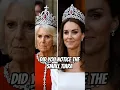 Did you notice the small tiara #kate #catherine #royal #princewilliam #camilla #royalfamily #charles