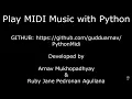 PythonMidi Play custom MIDI tone using Python with Simple and Easy code OqamM05CFvc