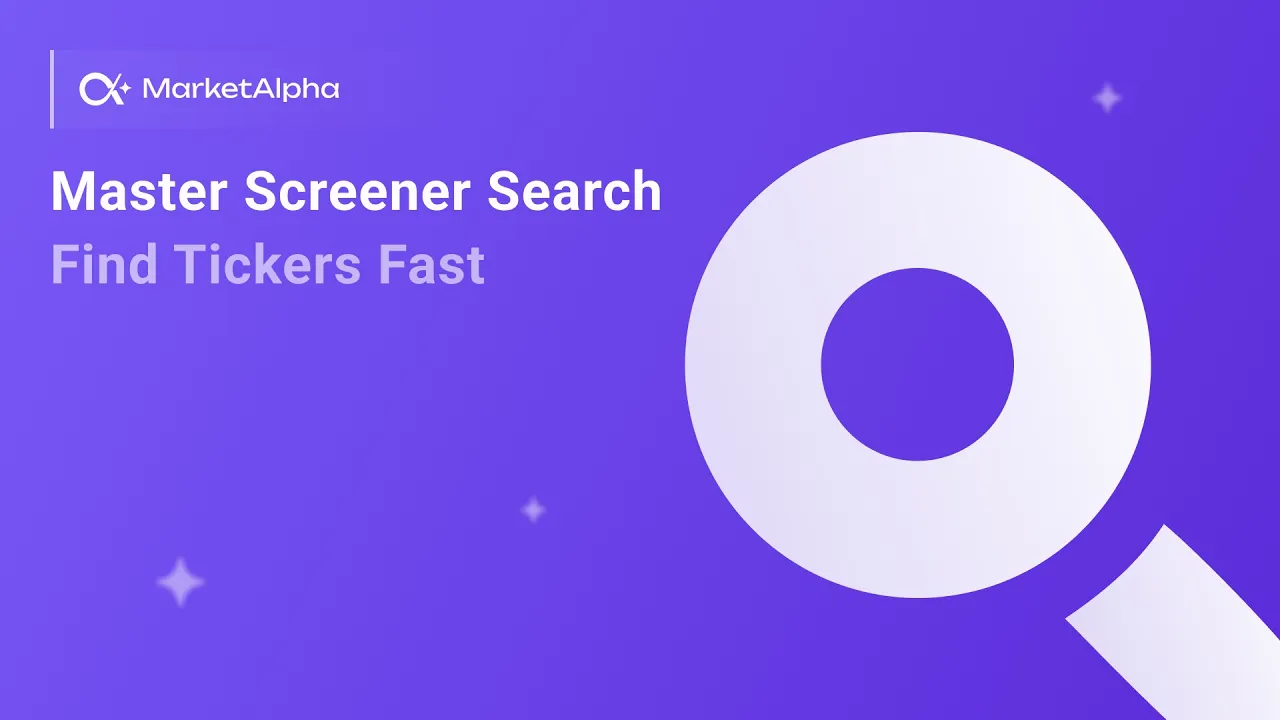 Mastering Screener Search Find Tickers Fast 1 min
