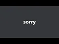 DOBERMAN INFINITY「sorry」niki