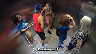 Download Disturbing A Girl In The Elevator. What Happens Is Shocking MP3