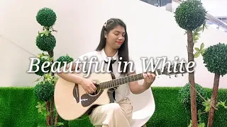 Download (Westlife) Beautiful in White  -  Guitar Fingerstyle Cover (with Lyrics) | Erin and Euan G. MP3