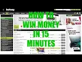 Betway Strategy How to make MONEY in 15 minutes