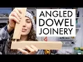 How To Accurately Drill Angled Holes For Joinery Woodworking How To Angled Joinery