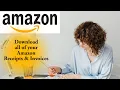How to Get All of Your Amazon Receipts and Invoices