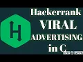 Viral Advertising hackerrank solution in c BE A GEEK Hindi