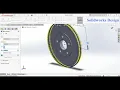 Flywheel in Solidworks 2018