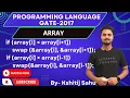 Programming Language GATE-2017 Problem Solution