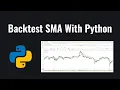 Backtest SMA Crossover Strategy With Backtesting py