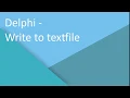 Delphi - Writeln