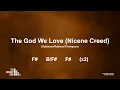 The God We Love (Nicene Creed) || Lyrics and Chords || Congregational key