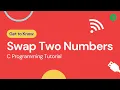 SWAP TWO NUMBERS USING C PROGRAM TAMIL ESUB