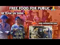Lagu sr team sai sana distributing free food to public|| sai sana free food for public #saisana #srteam