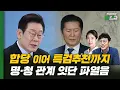 Lagu 합당 이어 특검추천까지 명·청 관계 잇단 파열음[뉴스연구소]
