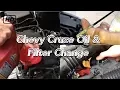 Chevy Cruze oil filter change 2008-2016 1 4L Turbo