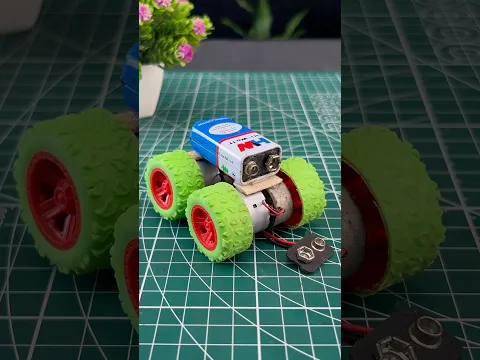 9V Battery Powered Mini Vehicle