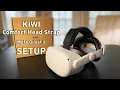 KIWI design Comfort Head Strap for Quest 2 Setup