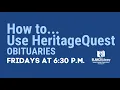 How to Use HeritageQuest Obituaries