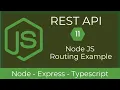 11 Node JS Server with Routing REST API with Node TypeScript UiBrains
