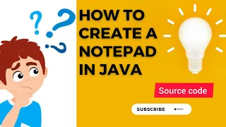 Notepad in java notepad project with source code in java