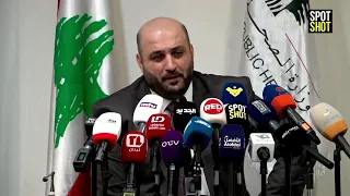 مؤتمر صحفي لوزير الصحة العامة ركان ناصر الدين