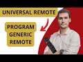 How To Program Acoyer Or Generic Universal Remote