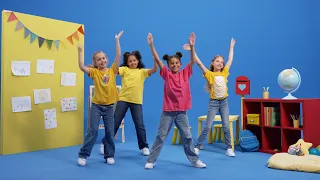 Lichterkinder - Klassenzimmer (Offizielles Tanzvideo) | Schulanfang | Lernland | Grundschule