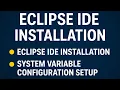 Complete Java Programming Setup in Hindi Eclipse IDE JDK Environment Variable