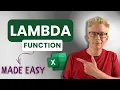 Download Lagu LAMBDA uitgelegd in eenvoudige bewoordingen - De meest verwarrende functie van Excel... eindelijk...