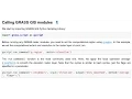 Scripting GRASS GIS 7 with Python