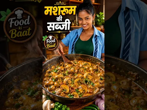 मशरूम की सब्जी Recipe: पत्नी ने बनाई होटल जैसी सब्जी, रोहन भी खुश हो गया! 😍