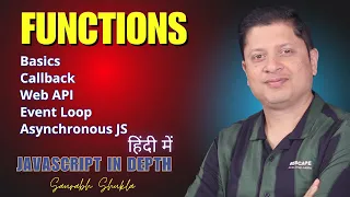 Function Basics Event Loop Callback Asynchronous JS JavaScript in Depth in Hindi