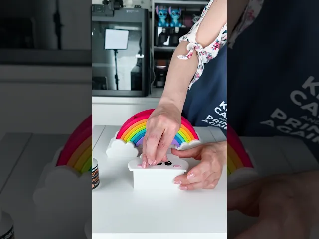 Rainbow Pen Holder β No MultiColor or Glue Needed! Print-in-Parts video thumbnail
