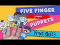 How to make Five Finger Prayer Puppets Printouts