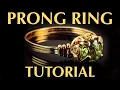Wire Wrapping Tutorial - Prong Ring Setting For Faceted Stone