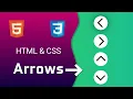 Simple Fast arrow buttons HTML CSS only