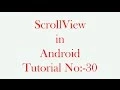 ScrollView in Android