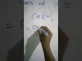 Relative molecular mass of calcium hydroxide