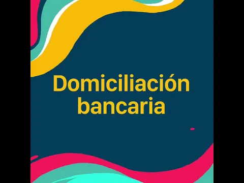 Download MP3 6. Domiciliación Bancaria. Ejemplo de orden de domiciliación de adeudo directo SEPA*