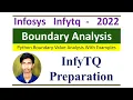 InfyTQ Python Preparation Boundary Value Analysis Condition Evaluation Explained with Examples