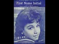 Download Lagu Annette :  First Name Initial