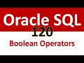 SQL for Beginners 120 Boolean Operators or Logical Operators