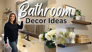 BATHROOM DECOR IDEAS BATHROOM STYLING TIPS