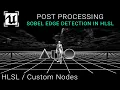 Unreal Engine 5 3 - Sobel Edge Detection Post Process