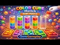 Color Cube Match Sort Puzzle Relaxing Color Sorting Gameplay