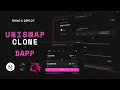 Build Deploy a Uniswap Clone DApp Create Liquidity Swap Tokens Next js Solidity Project