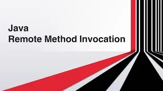 Demo - Java Remote Method Invocation Java RMI