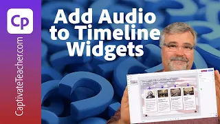Adobe Captivate 13 How To Add Audio To Timeline Widgets 