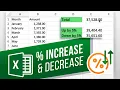 How to Calculate Percentage Increase or Decrease in Excel Calculate Percentage Change