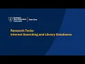 Research Tools Internet Searching and Library Databases
